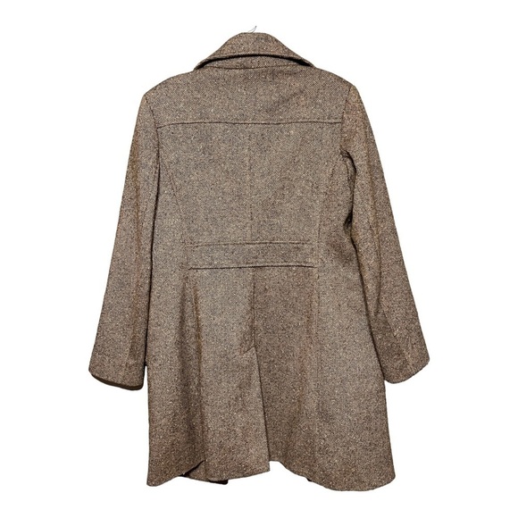 Gap Factory Wool Tweed Duffle Coat W/Toggle Fasteners Vintage Inspired Timeless - Picture 9 of 14